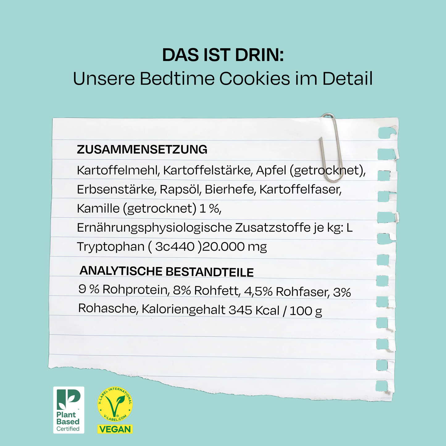 BEDTIME COOKIES 400 g